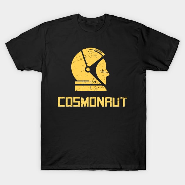 Cosmonaut - Retro Soviet Union Space Design T-Shirt by Wizardmode